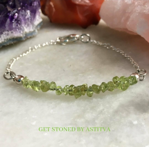 Peridot bracelet