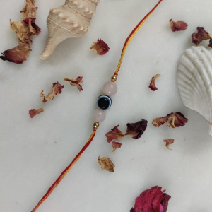 Rose+Evil Eye Rakhi